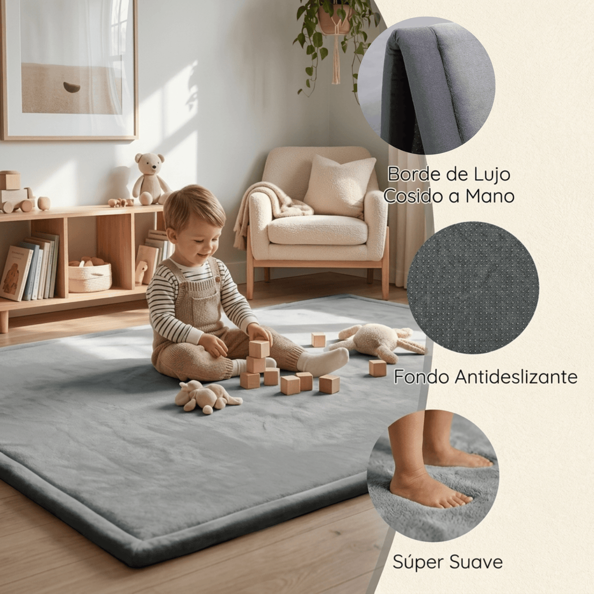 Huggello™ - Alfombra de Juego Antigolpes - Huggello™