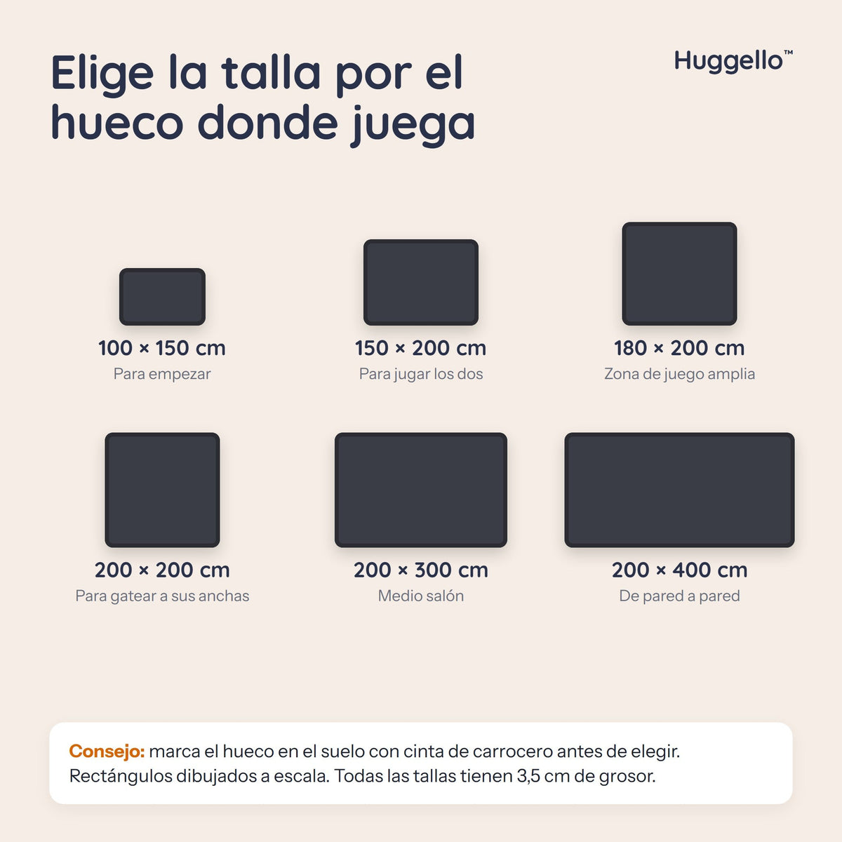 Huggello™ - Alfombra de Juego Antigolpes - Huggello™